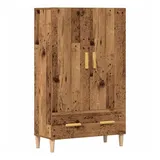 vidaXL Highboard Altholz-Optik 70x31x115 cm Holzwerkstoff