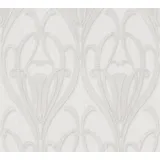 ascreation living walls Vliestapete Mata Hari, Barock, Tapete, weiß, creme 380913 weiß