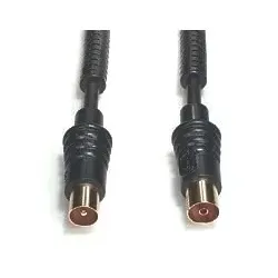 e+p AB 301 G Koaxialkabel 1,5 m Koaxial Schwarz