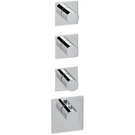 Herzbach Logic XL Duschthermostat eckig für 3 Verbraucher Chrom 11.523010.1.01