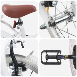 vidaXL Kinderfahrrad 16 Zoll weiß