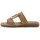 VIVANCE Pantolette Damen Braun/Goldfarben 42