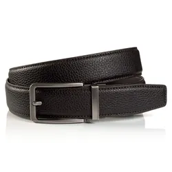 Ledergürtel MONTI, Damen, Gr. 90, braun, Obermaterial: 100% Rindsleder, Gürtel, 3,5 cm breit, Klassisch-Business, Automatikschließe - Passt immer