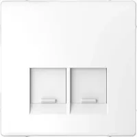 Merten Zentralplatte für Schneider Electric-Connector 2fach, Lotosweiß System Design