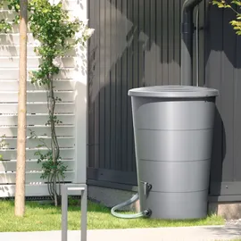 Prosperplast Smooth Regentonne 160 l hellgrau