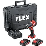 Flex DD 2G 18.0 EC LD inkl. 2 x 2,5 Ah + Koffer