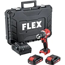 Flex DD 2G 18.0 EC LD inkl. 2 x 2,5 Ah + Koffer
