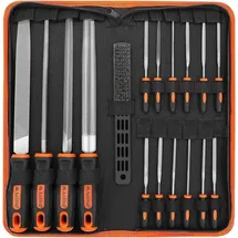 luxuskollektion Feilen Set 18-tlg. Metall und Holz