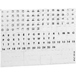 LEGRAND Blatt m. Symbolen 04999