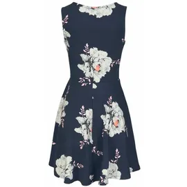 beachtime by lascana Strandkleid Blumenprint Blau 42