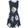 beachtime by lascana Strandkleid Blumenprint Blau 42