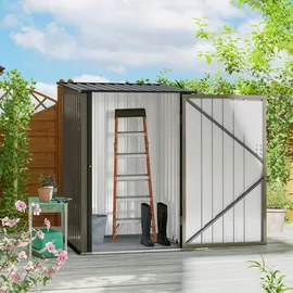 Outsunny Gerätehaus 1 x 1,03 m Braun