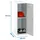 Simonrack Spind 40 x 50 x 91,5 cm Weiß/Grau