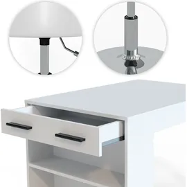 Vicco Esstisch-Set Repose 67 x 100 cm Weiß