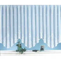 WECKBRODT Gardine »Alina«, (1 St.), Bogenstore, Jacquard, halbtransparent, Allover,