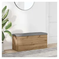 vidaXL Sitzbank Artisan-Eiche Braun 102 x 42 x 45 cm