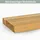 deluke Wandregal 80 x 22 x 4 cm Braun