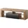 Selsey TV-Lowboard 140 cm Schwarz/Eiche