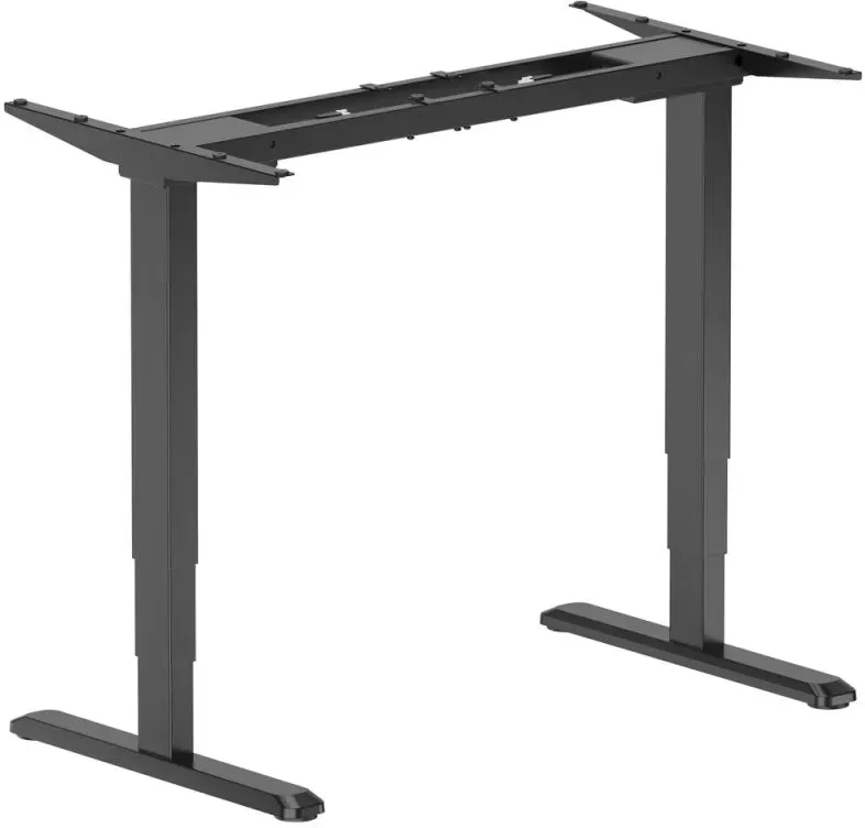 Equip ERGO Elektrisches Steh-Sitz-Schreibtischgestell, Schwarz