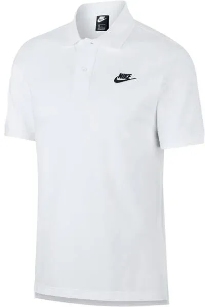 NIKE Lifestyle - Textilien - Poloshirts Poloshirt, WHITE/BLACK, XXL