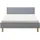 Meise Möbel Polsterbett Lena 120 x 200 cm Stoff Blau Eisblau