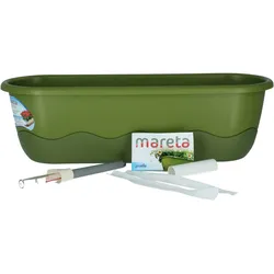 Plastia Blumenkasten Mareta 60 grün Wasserspeicher