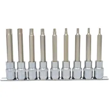 KS Tools 1/2" CHROMEplus Bit-Stecknuss-Satz Torx 9-tlg.