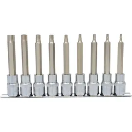 KS Tools 1/2" CHROMEplus Bit-Stecknuss-Satz Torx 9-tlg.