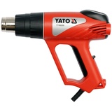 Yato YT-82288 Heißluftpistole 500 l/min 550 °C 2000 W Schwarz, Rot