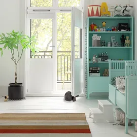 Relaxdays Türstopper Hund, Creme,Dunkelbraun