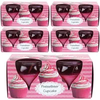 HS Candle Duftkerzen Creation 10er Pack Preiselbeer Cupcake