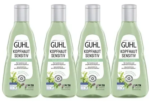 Preisvergleich Produktbild GUHL Shampoo Kopfhaut Sensitiv 4er-Pack