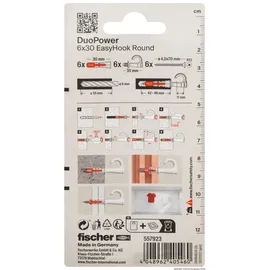 Fischer DuoPower 6 x 30 Dübel 6 Stück