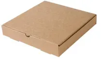 Greenbox Pizzakarton, braun, Umweltfreundliche Pizzaschachteln für den Transport von Pizza, 1 Karton = 100 Stück, Ø 25,5 cm