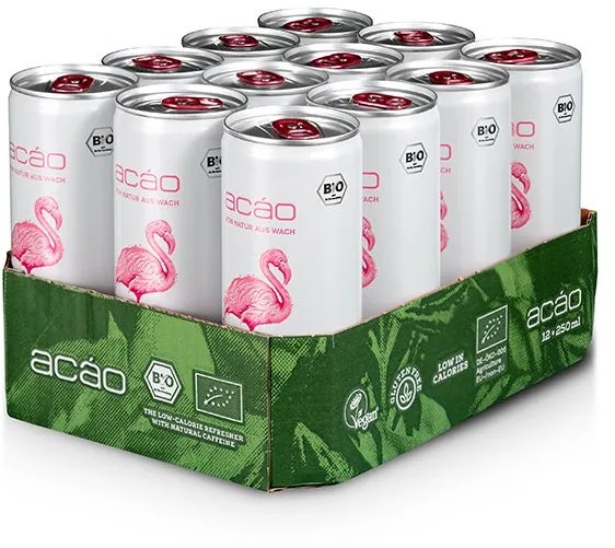 Acáo Bio Energy Drink Pink Grapefruit 12x250 ml
