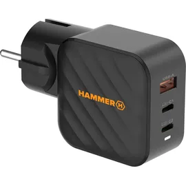 Hammer H Hammer RapidCharge 65-W-Netzteil, 2X USB-C Usb-A, Schnellladung