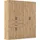 Rauch Drehtürenschrank »Kleiderschrank Schrank Garderobe MAIKA mit Dekor-Front«, 2 Schubladen, in verschiedenen Breiten, Höhen, Farben, MADE IN GERMANY