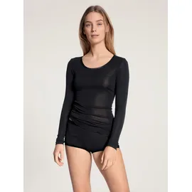 CALIDA Langarmshirt True Confidence Schwarz S