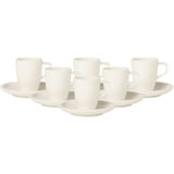 Villeroy & Boch Artesano Original Espressotassen mit Untertassen 6er Set Geschirr 6 ct