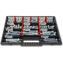 Schraubenbox24 Sechskantschrauben Sortiment M8 10 mm - 55 mm 130 Stück