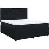vidaXL Boxspringbett 180 x 200 cm Schwarz