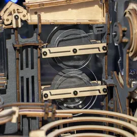 ROKR 3D-Holz-Puzzle Murmelbahn "Marble Night City"