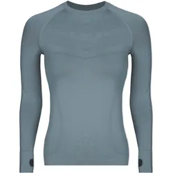 SPORTSHIRT LANGARM DAMEN BLAU M
