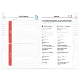 ROTH Hausaufgabenheft Think Green für clevere Faule liniert DIN A5 ohne Rand, 104 Blatt, 1 St.