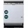 Homex DWSI601442A Geschirrspüler (teilintegrierbar, 598 mm, Silber)