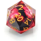 glassstaff Crit Stones Blood Iris 33mm Floating Eye D20