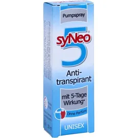 syNeo Cosmetics 5 Antitranspirant Unisex Pumpspray 30 ml