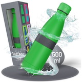 boddels Trinkflasche Twee 500ml in Anthrazit/Grün
