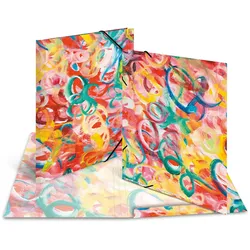 Herma Sammelmappe Eckspanner Karton A3 Malerei