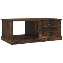furnicato Couchtisch Braun Räuchereiche 90 x 50 x 35 cm